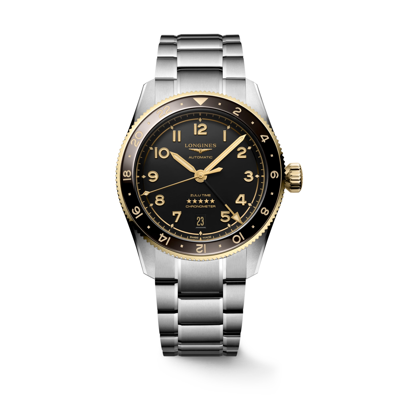 Longines Spirit Zulu Time 39mm L3.802.5.53.6